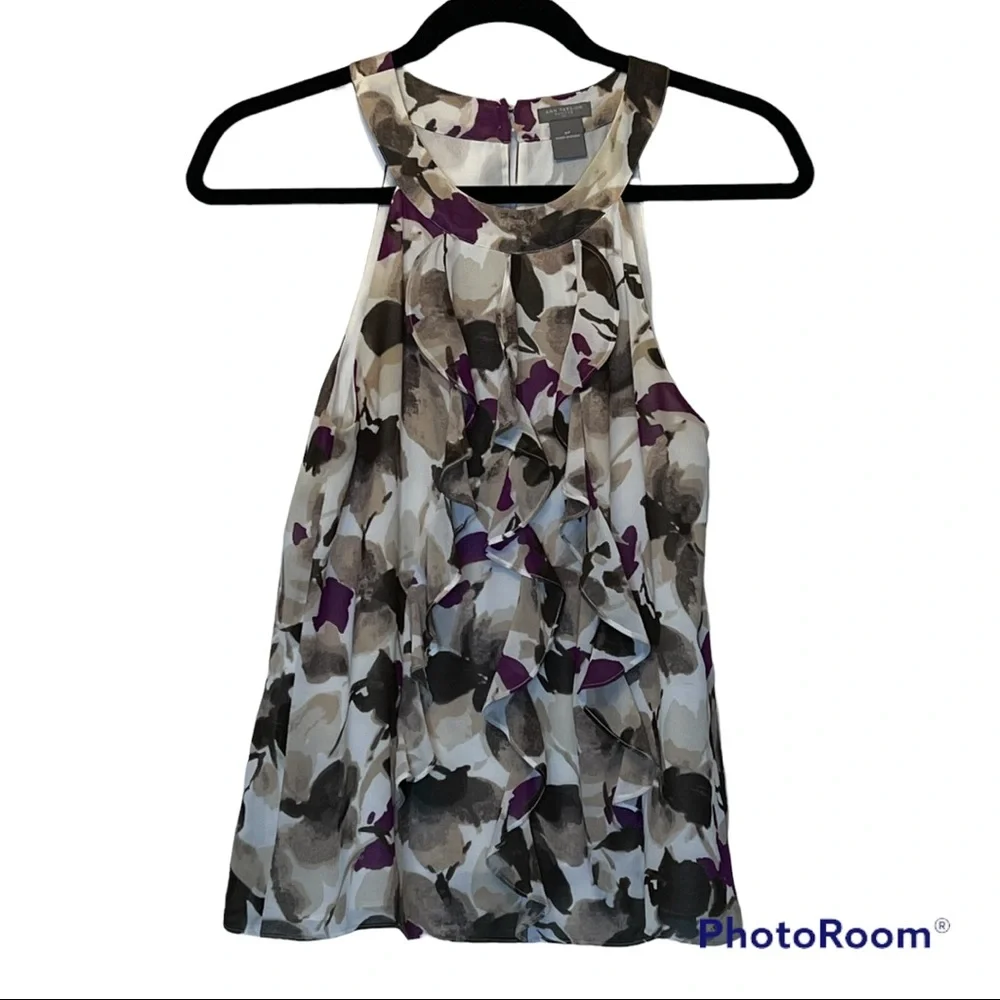 3 Ann Taylor Summer tops -2 new with tags-4P & XS - Picture 2 of 7